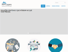 Tablet Screenshot of mplopes.com.br